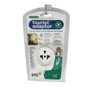 Tourist Adaptor For‎ Vistors to Great Britain & Ireland
